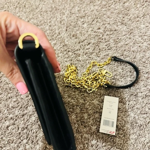 Tory Burch Black and Gold Crossbody Bag - Picture 6 of 9